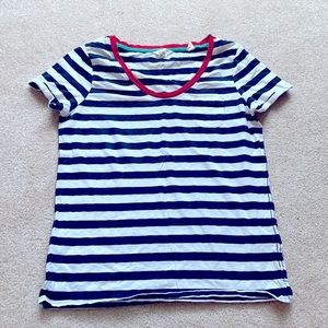 NWOT White Stuff Navy & White Striped T-shirt